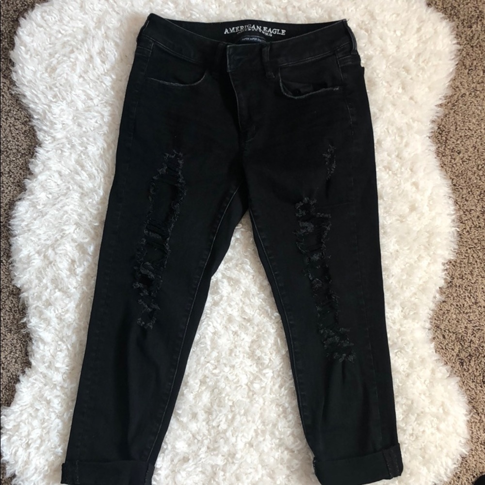 American Eagle ripped jeans